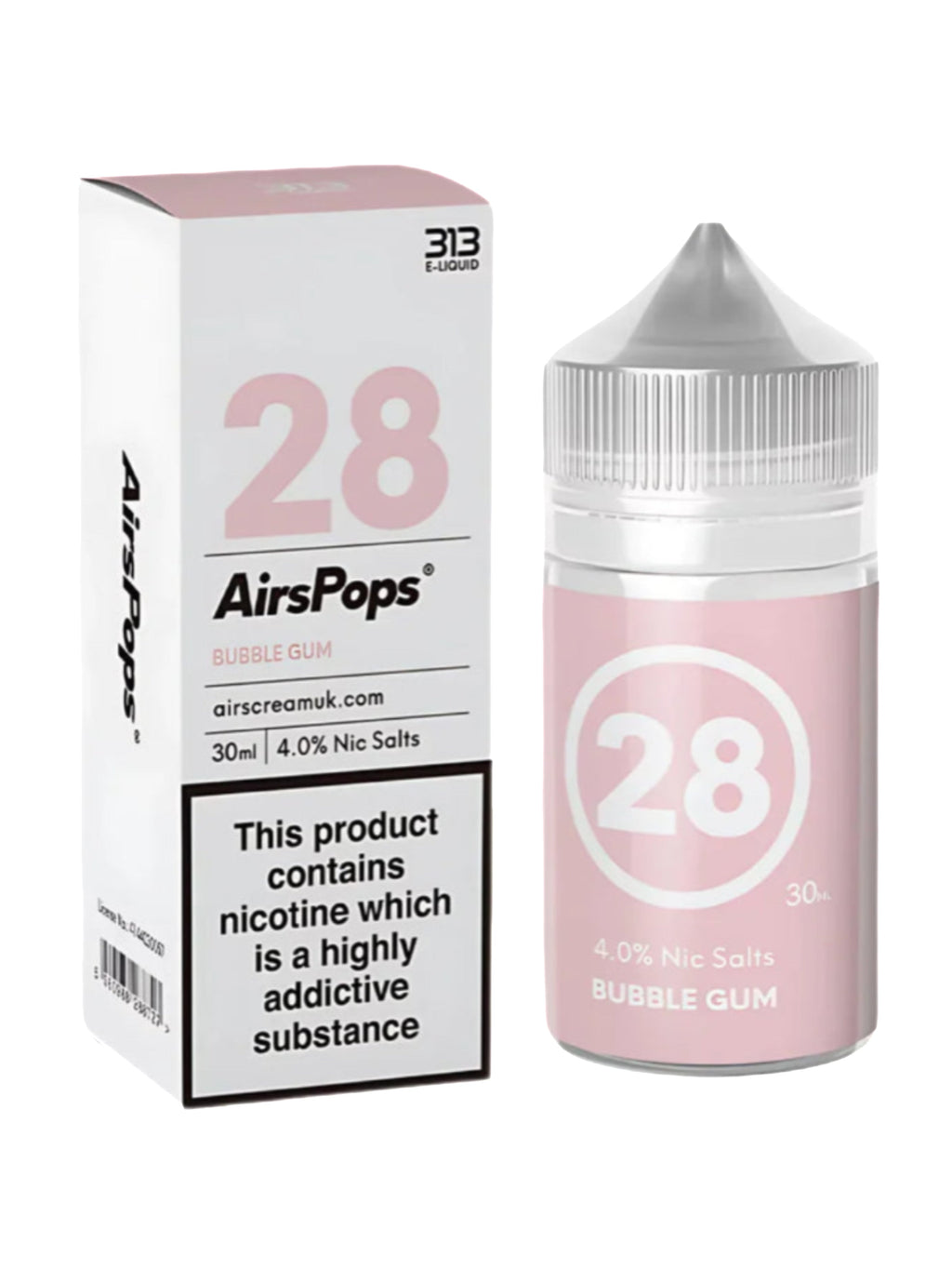 Airscream Airspops 30ml Freebase 1.9% / 4.0% Nicotine