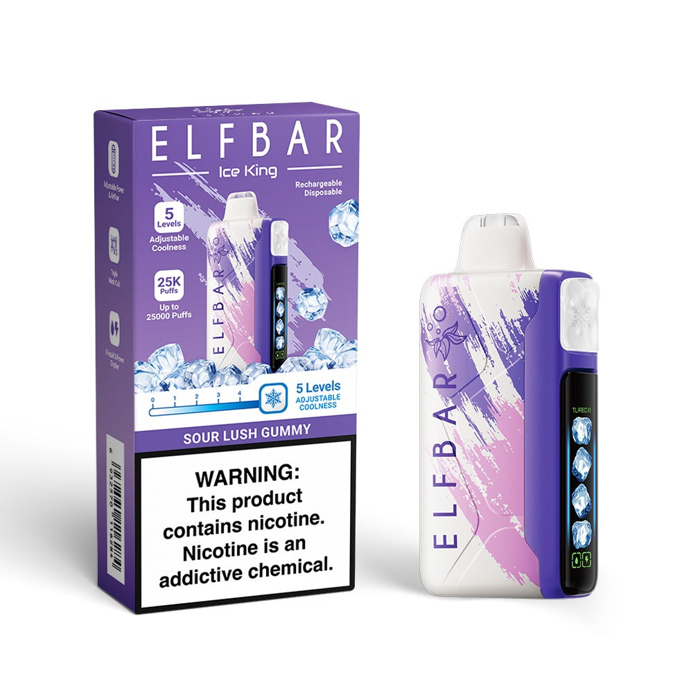 Elfbar Ice King 25000 Puff Disposable Vape (5%) – Adjustable Ice Level