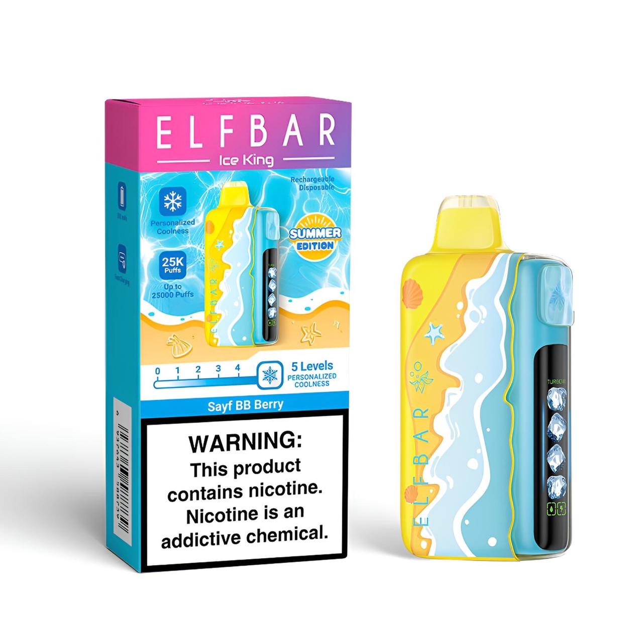 Elfbar Ice King 25000 Puff Disposable Vape (5%) – Adjustable Ice Level