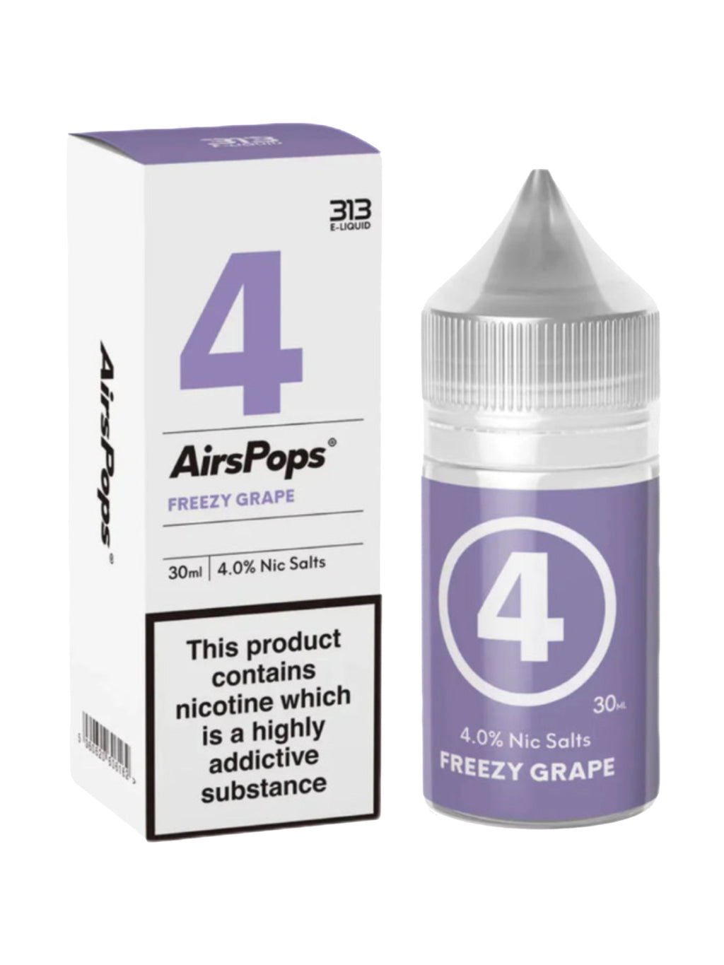 Airscream Airspops 30ml Freebase 1.9% / 4.0% Nicotine