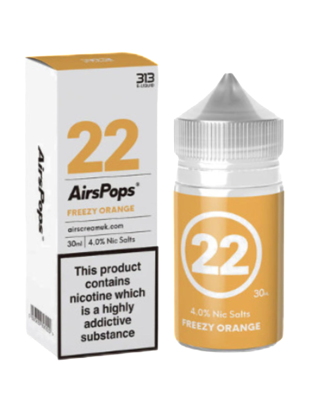 Airscream Airspops 30ml Freebase 1.9% / 4.0% Nicotine