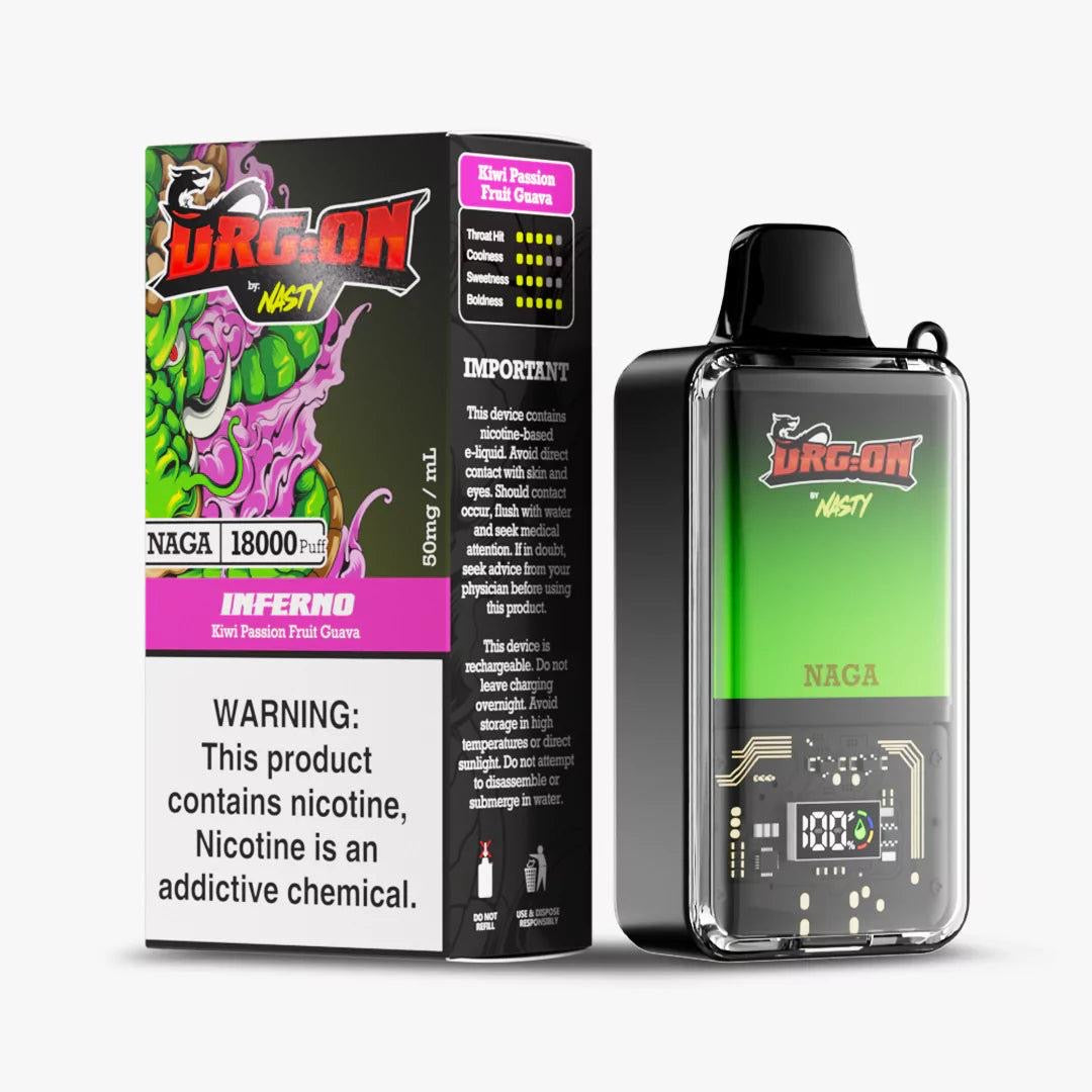 Nasty Bar DRG:ON 18K Disposable Vape - 5%