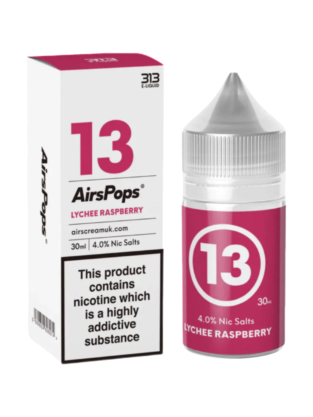 Airscream Airspops 30ml Freebase 1.9% / 4.0% Nicotine