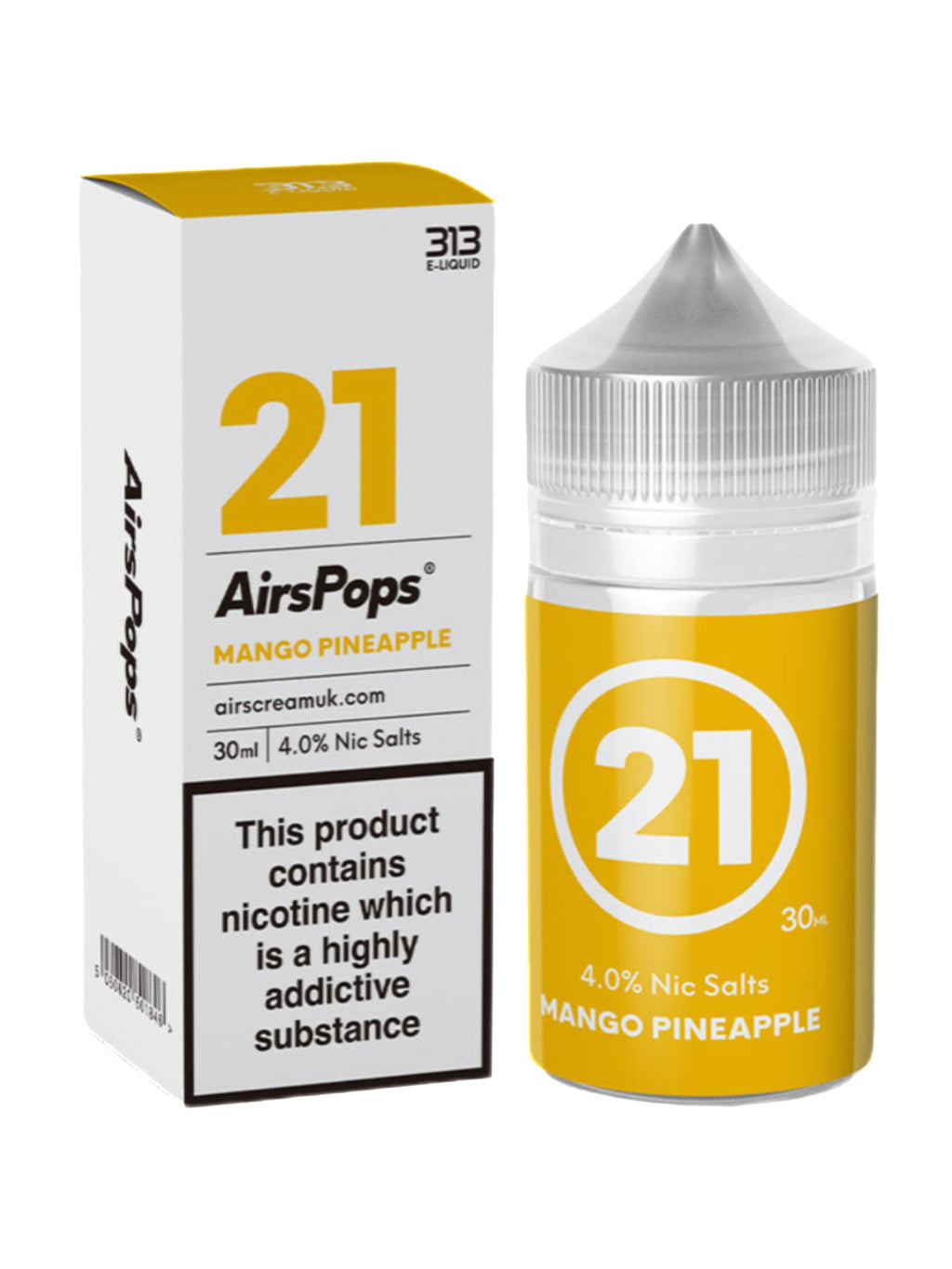 Airscream Airspops 30ml Freebase 1.9% / 4.0% Nicotine