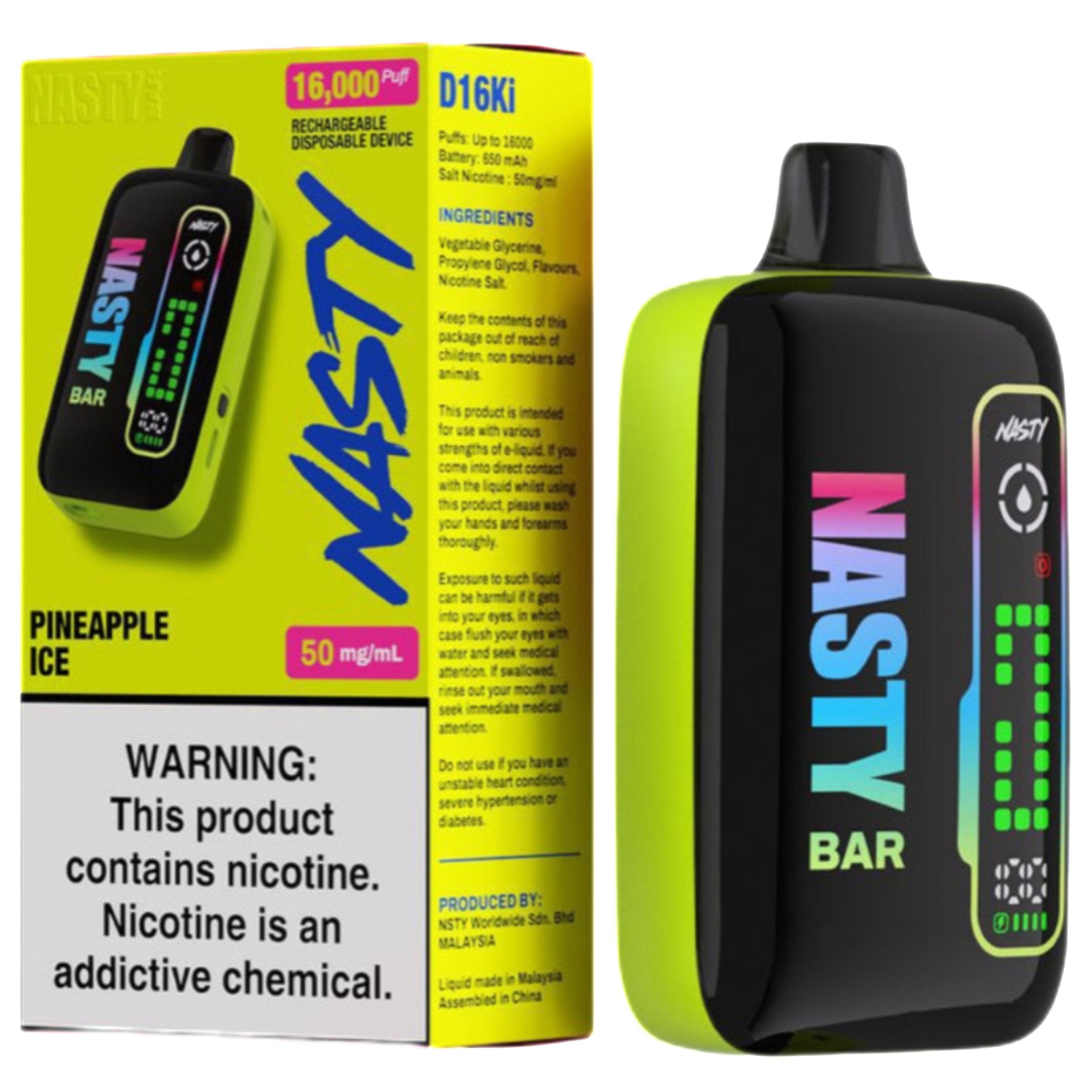 Nasty Bar 16000 50mg