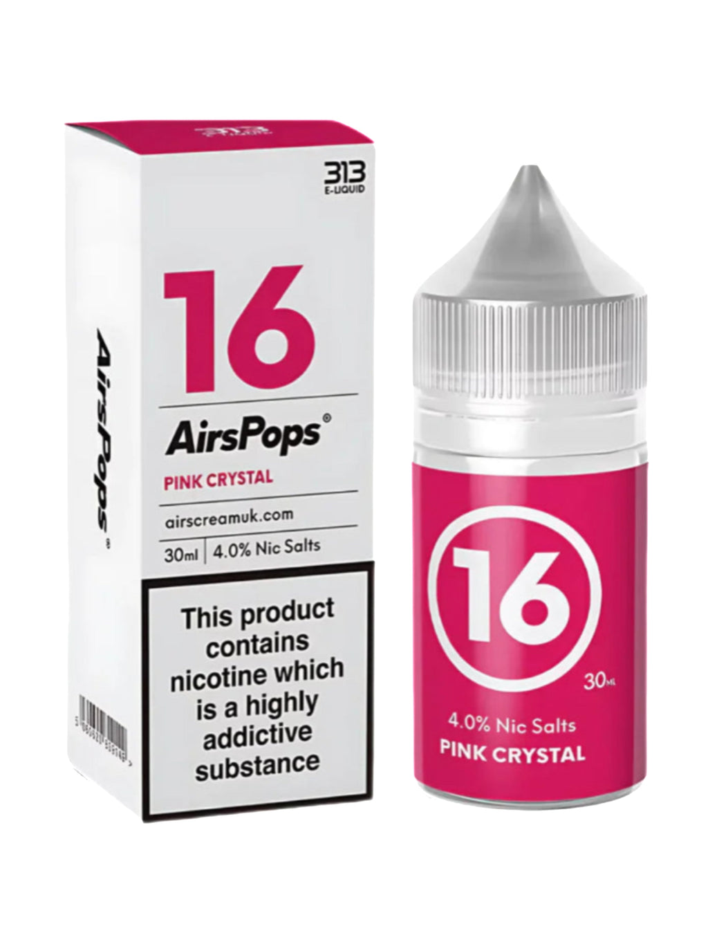 Airscream Airspops 30ml Freebase 1.9% / 4.0% Nicotine