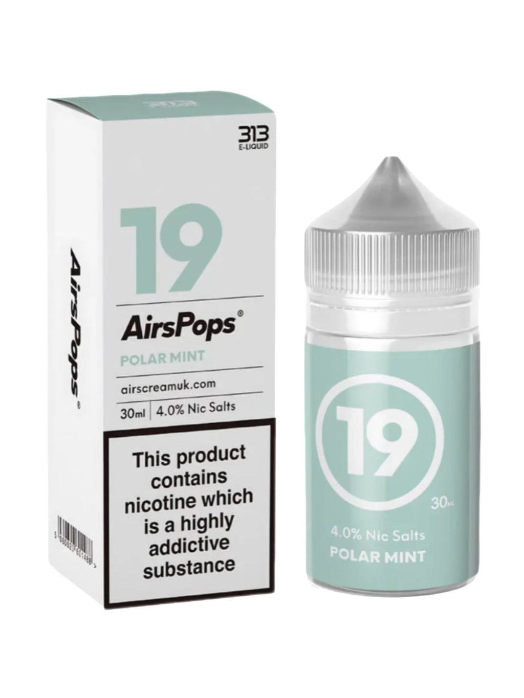 Airscream Airspops 30ml Freebase 1.9% / 4.0% Nicotine