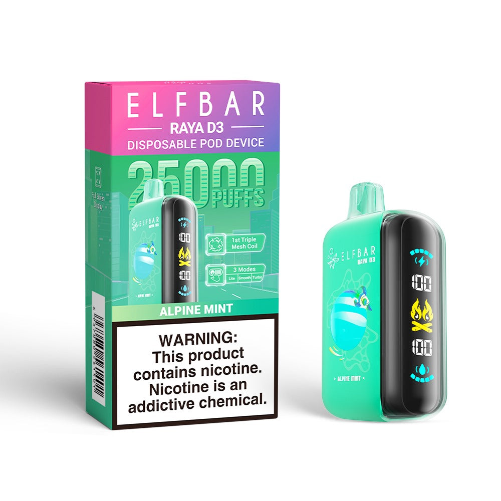 Elfbar Raya D3 - 25000 Puffs - 50mg