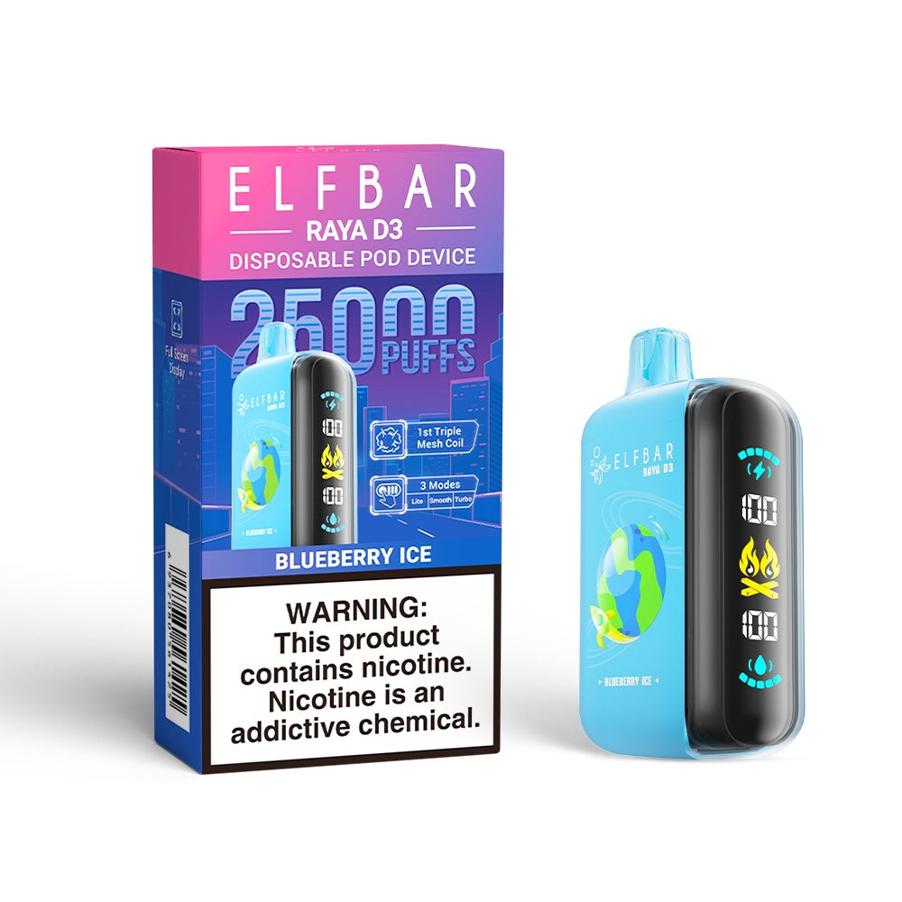 Elfbar Raya D3 - 25000 Puffs - 50mg