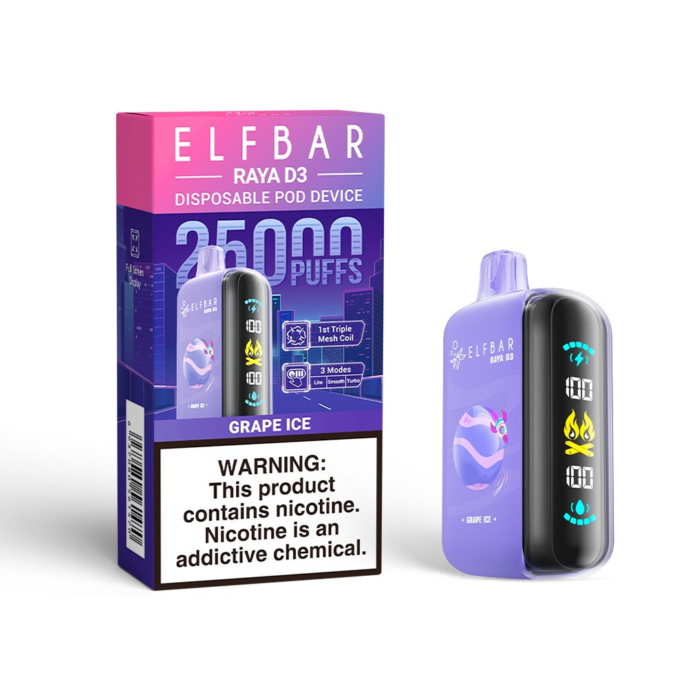 Elfbar Raya D3 - 25000 Puffs - 50mg