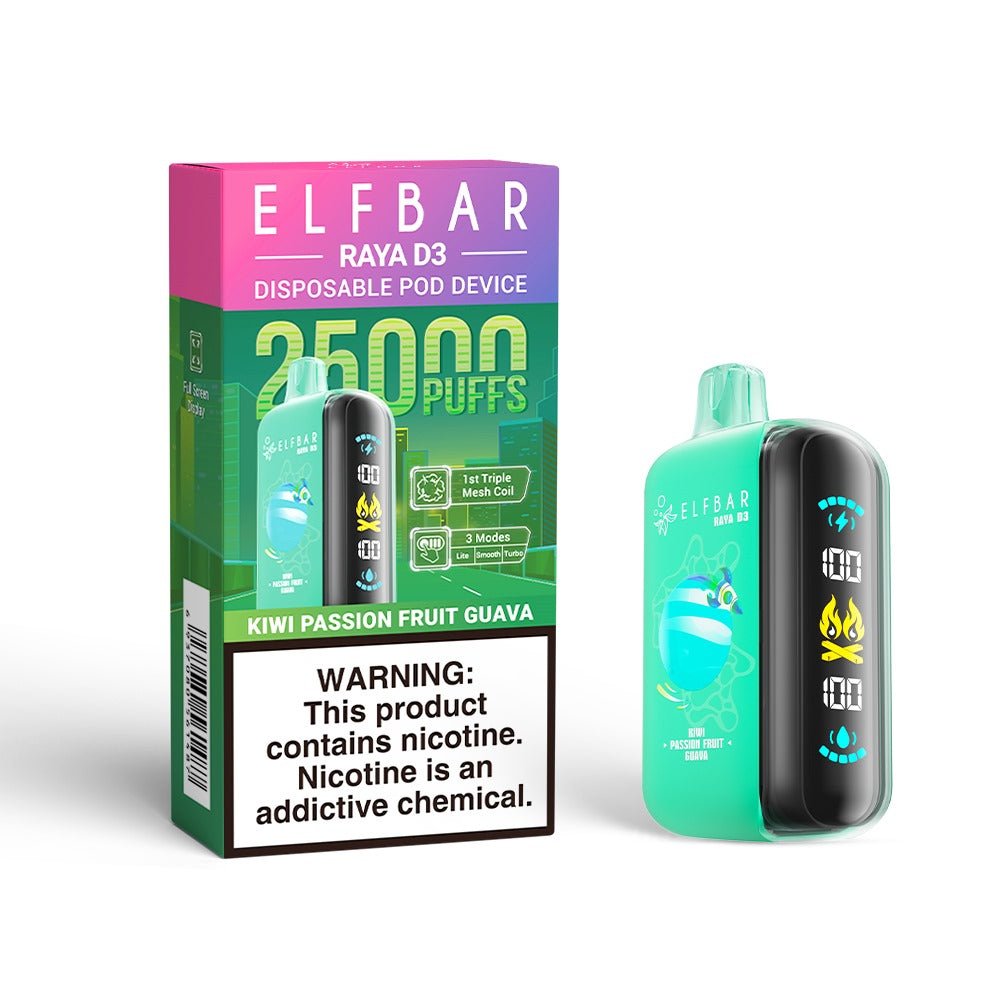 Elfbar Raya D3 - 25000 Puffs - 50mg