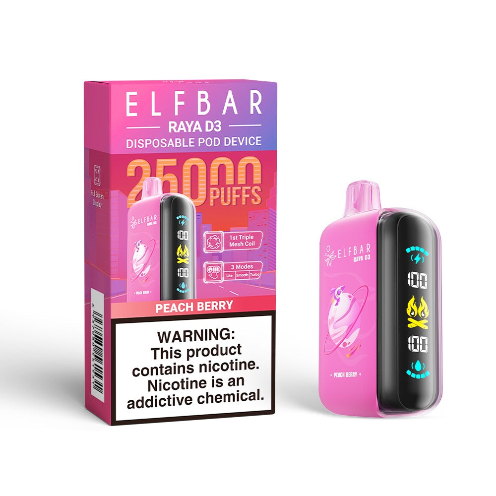 Elfbar Raya D3 - 25000 Puffs - 50mg