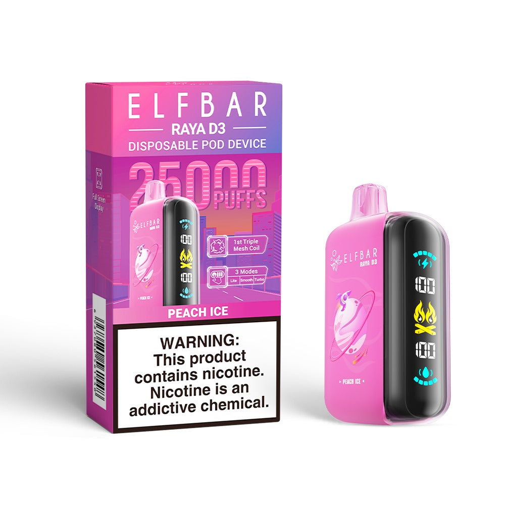 Elfbar Raya D3 - 25000 Puffs - 50mg