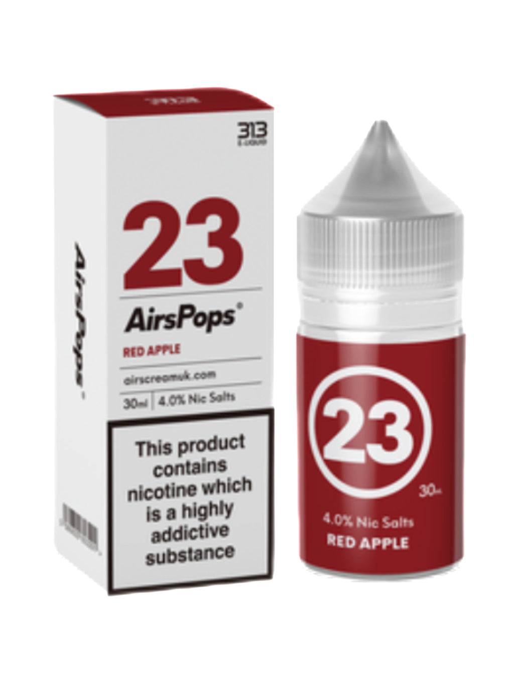 Airscream Airspops 30ml Freebase 1.9% / 4.0% Nicotine