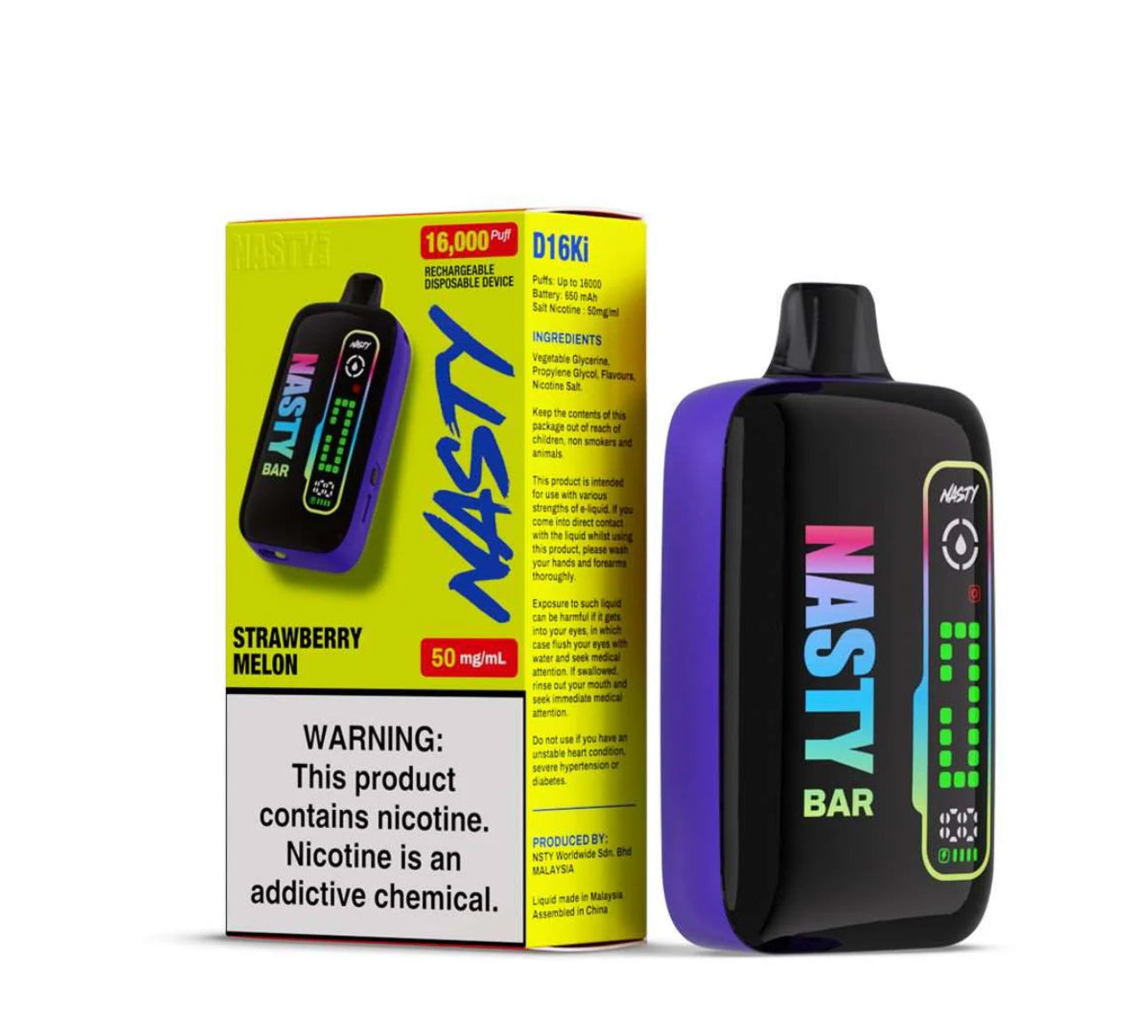 Nasty Bar 16000 50mg