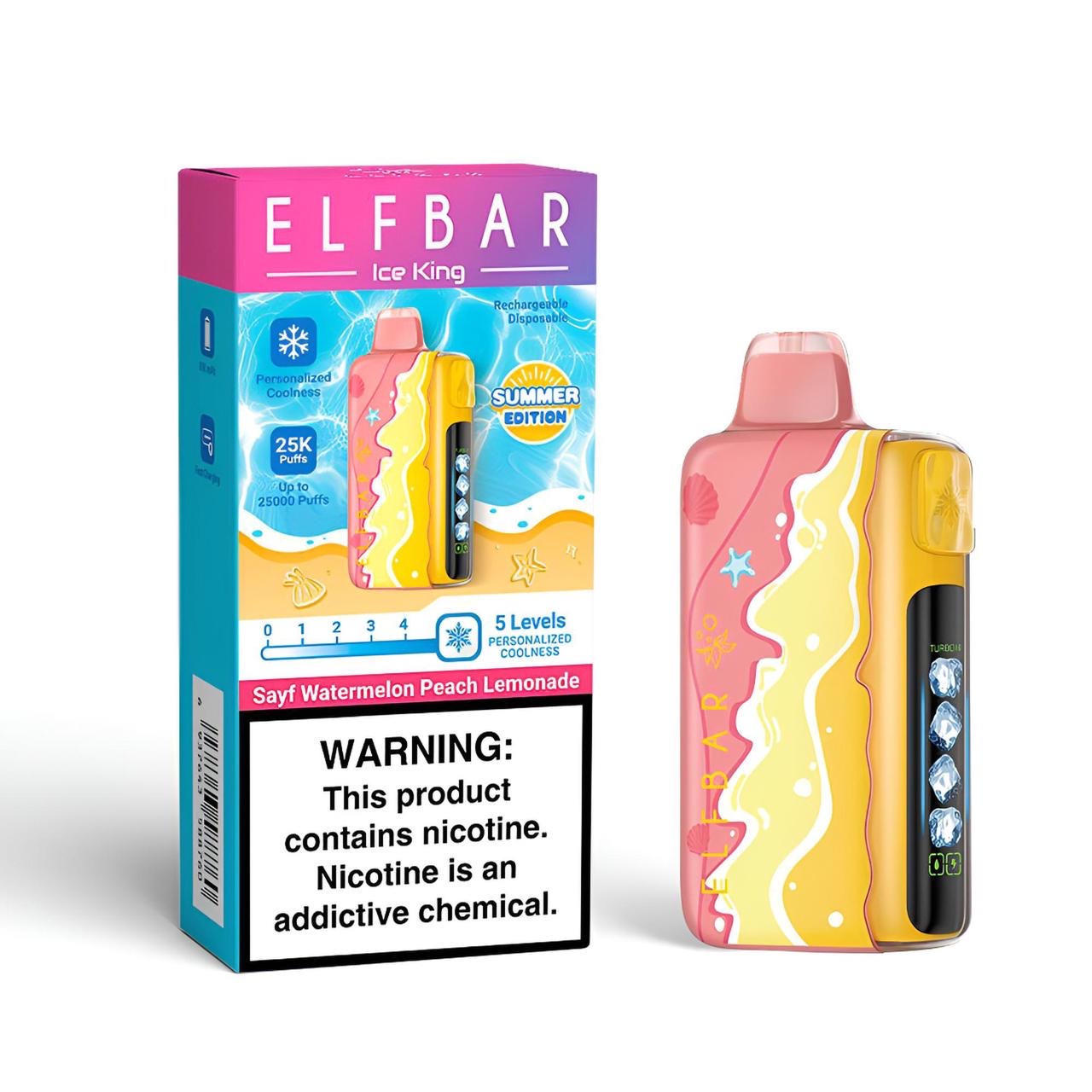 Elfbar Ice King 25000 Puff Disposable Vape (5%) – Adjustable Ice Level